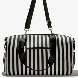 Alice + Olivia Duffel Bag. Positano Stripe